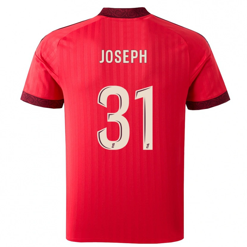 Danxen Dzieci Liana Joseph #31 Bordo Czerwony Biały Wyjazdowa Koszulka 2026/27 Koszulki Klubowe