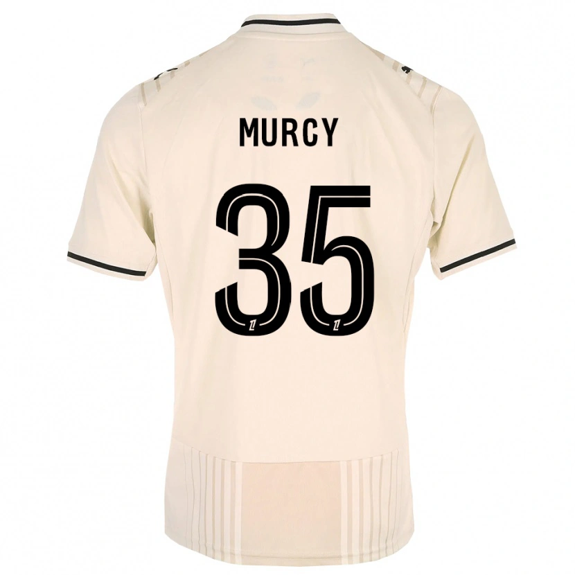 Danxen Dzieci Roman Murcy #35 Stara Koronka Czarny Antyczny Biały Wyjazdowa Koszulka 2026/27 Koszulki Klubowe