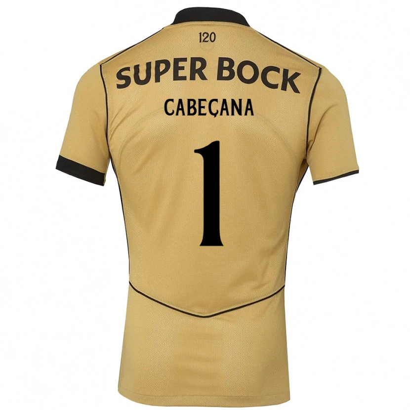 Danxen Dzieci Joaquim Cabeçana #1 Goldenrod Czarny Wyjazdowa Koszulka 2026/27 Koszulki Klubowe