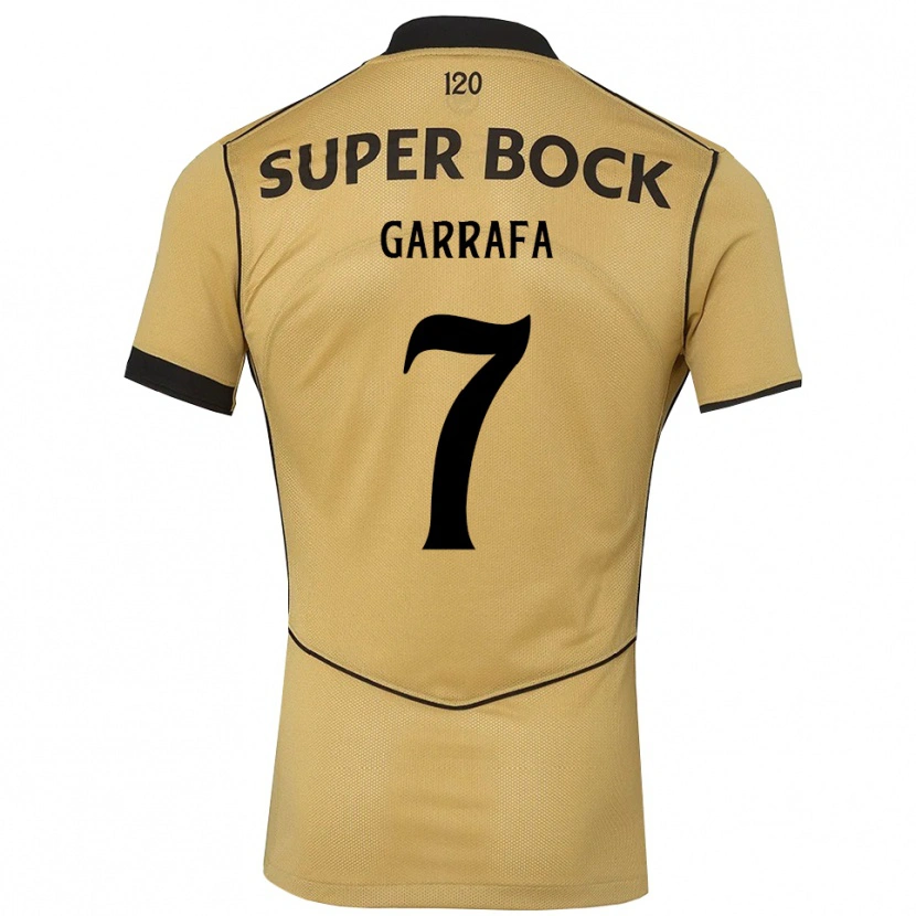 Danxen Dzieci José Garrafa #7 Goldenrod Czarny Wyjazdowa Koszulka 2026/27 Koszulki Klubowe