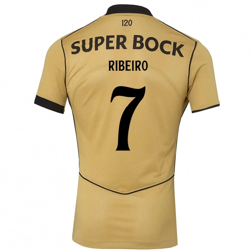 Danxen Dzieci Igor Ribeiro #7 Goldenrod Czarny Wyjazdowa Koszulka 2026/27 Koszulki Klubowe