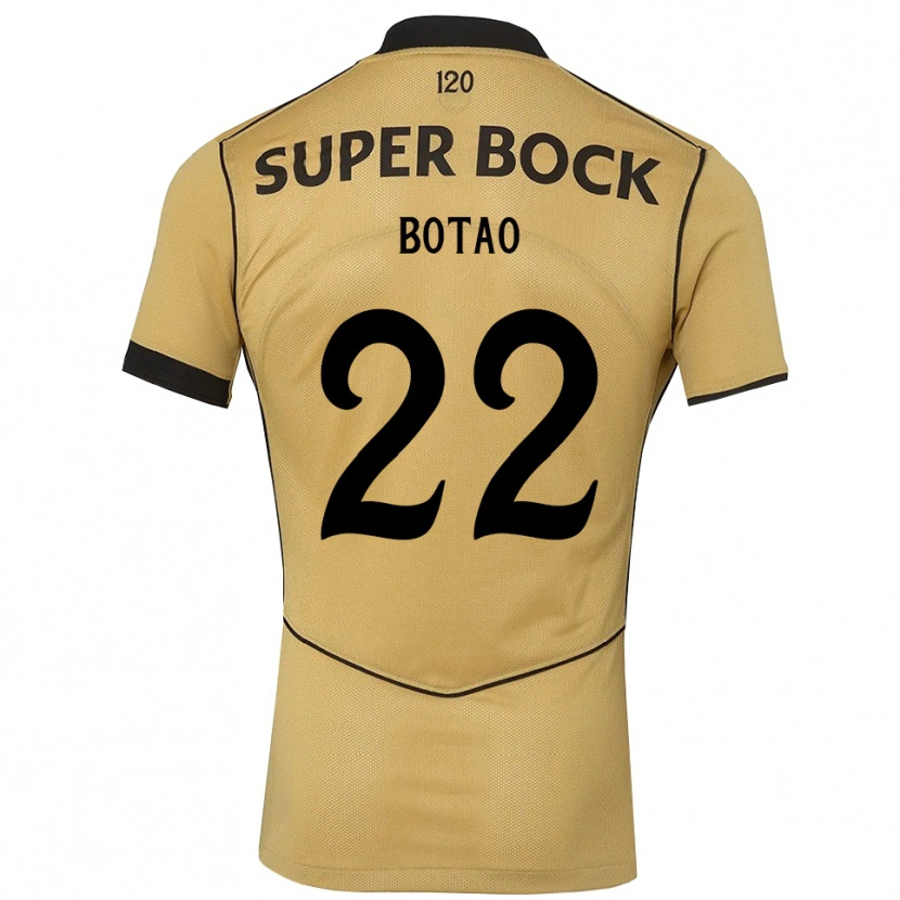 Danxen Dzieci Martim Botão #22 Goldenrod Czarny Wyjazdowa Koszulka 2026/27 Koszulki Klubowe