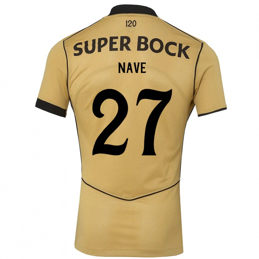 Danxen Dzieci Matilde Nave #27 Goldenrod Czarny Wyjazdowa Koszulka 2026/27 Koszulki Klubowe