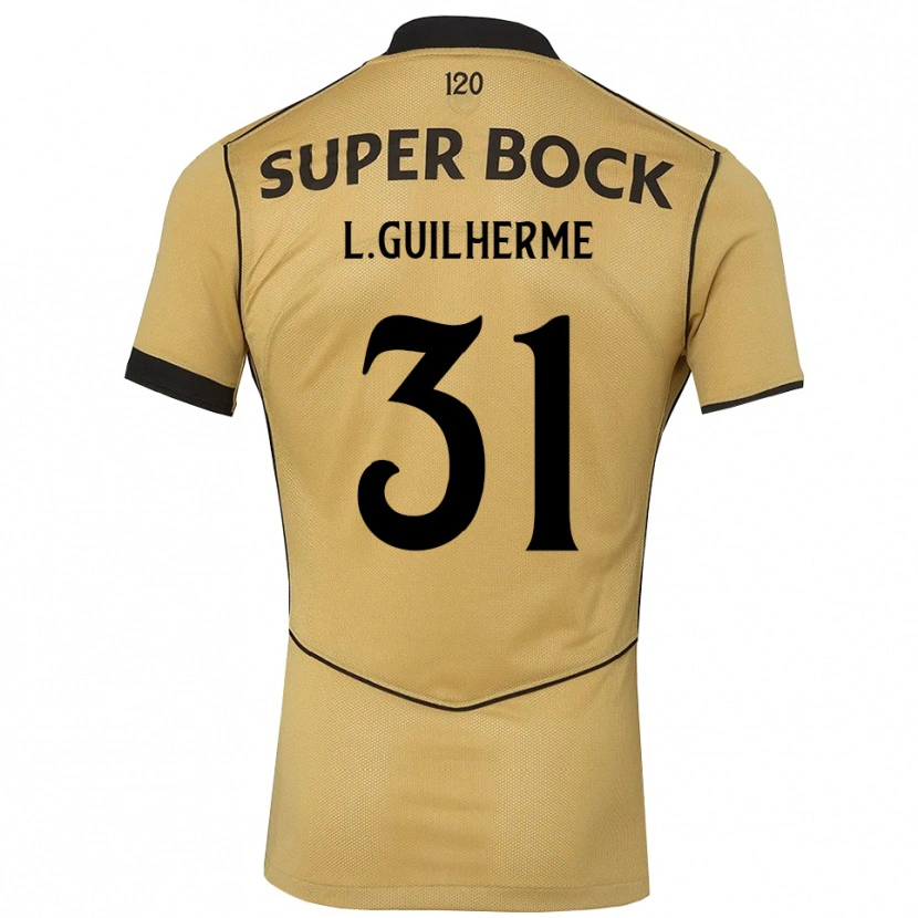 Danxen Dzieci Luís Guilherme #31 Goldenrod Czarny Wyjazdowa Koszulka 2026/27 Koszulki Klubowe