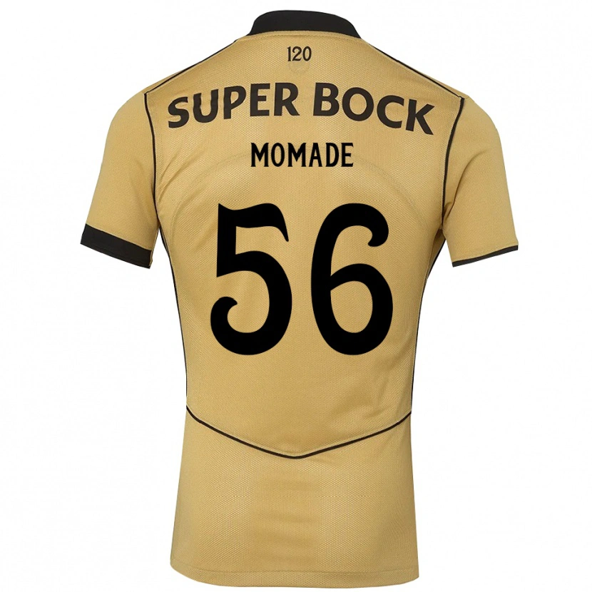 Danxen Dzieci Rayhan Momade #56 Goldenrod Czarny Wyjazdowa Koszulka 2026/27 Koszulki Klubowe