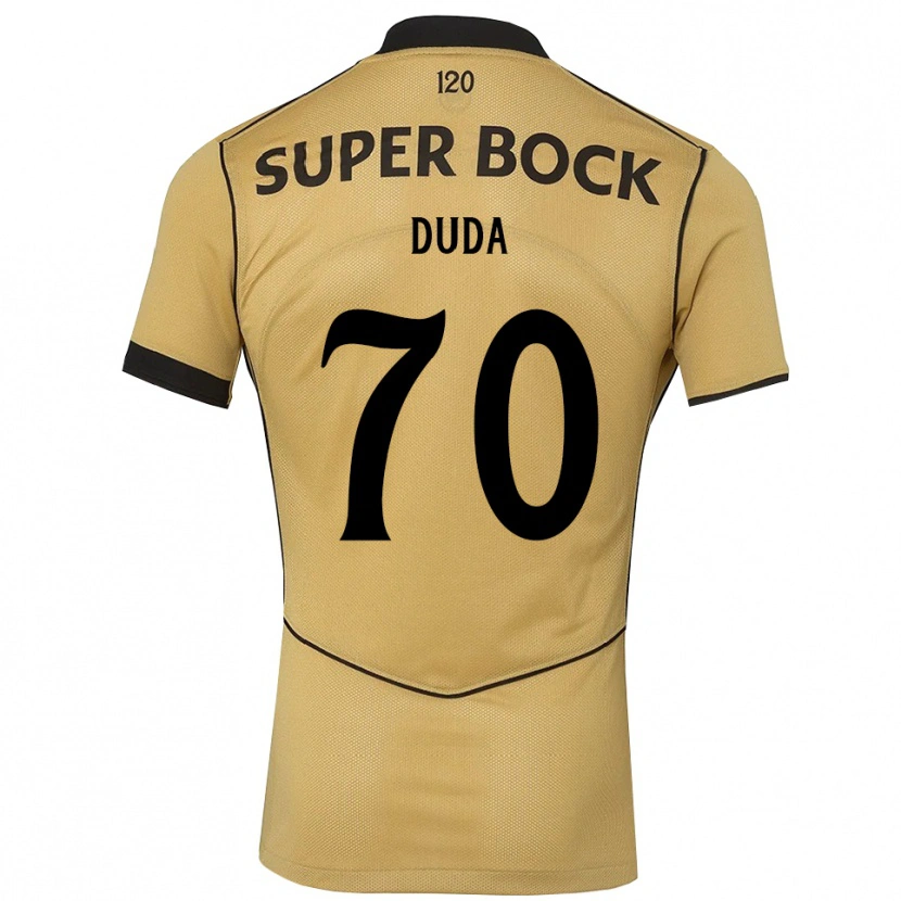 Danxen Dzieci Dudá #70 Goldenrod Czarny Wyjazdowa Koszulka 2026/27 Koszulki Klubowe