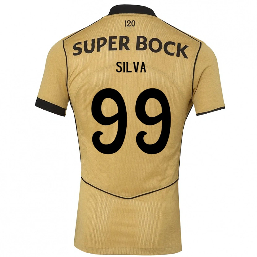 Danxen Dzieci Francisco Silva #99 Goldenrod Czarny Wyjazdowa Koszulka 2026/27 Koszulki Klubowe