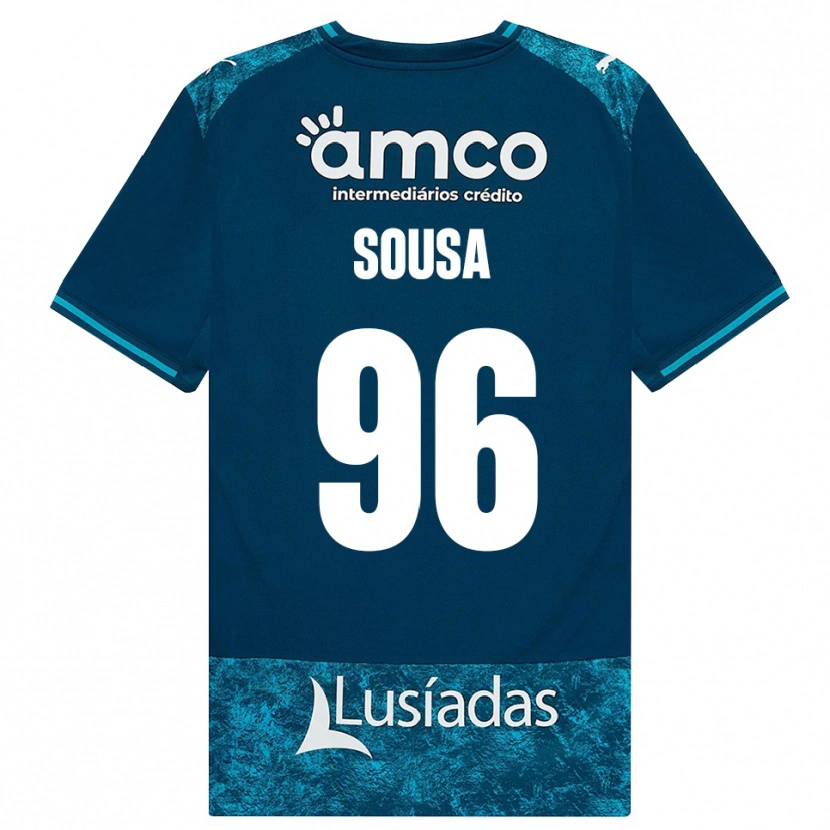Danxen Dzieci Afonso Dias Sousa #96 Darkslategray Średni Turkus Wyjazdowa Koszulka 2026/27 Koszulki Klubowe