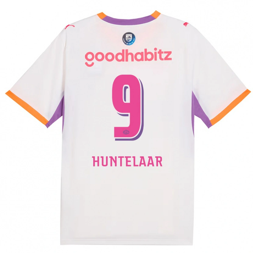 Danxen Dzieci Seb Huntelaar #9 Biały Fioletowy Pomarańczowy Wyjazdowa Koszulka 2026/27 Koszulki Klubowe