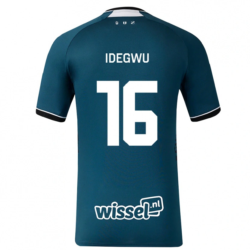 Danxen Dzieci Kelechi Idegwu #16 Darkslategray Biały Wyjazdowa Koszulka 2026/27 Koszulki Klubowe