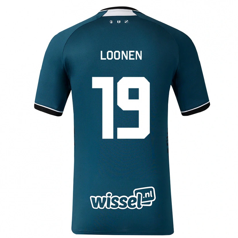 Danxen Dzieci Lobke Loonen #19 Darkslategray Biały Wyjazdowa Koszulka 2026/27 Koszulki Klubowe