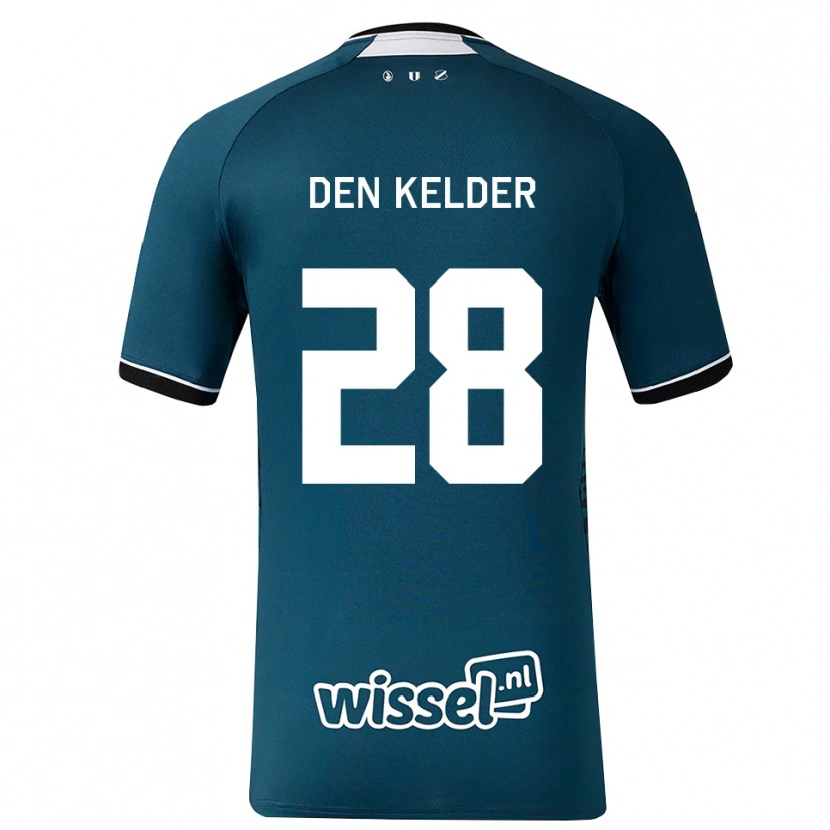 Danxen Dzieci Gera Op Den Kelder #28 Darkslategray Biały Wyjazdowa Koszulka 2026/27 Koszulki Klubowe