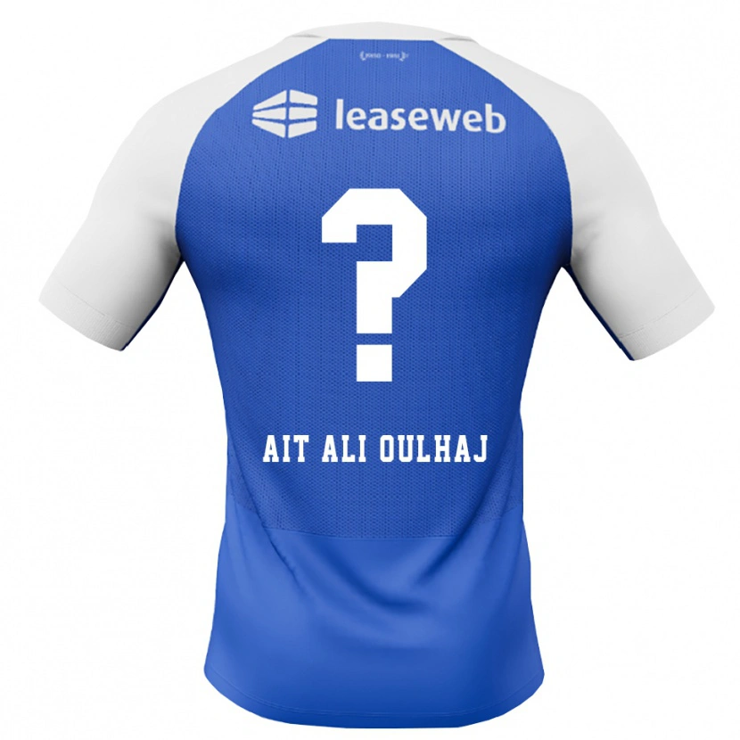 Danxen Dzieci Adam Ait Ali Oulhaj #0 Niebieski Królewski Czerwony Biały Wyjazdowa Koszulka 2026/27 Koszulki Klubowe