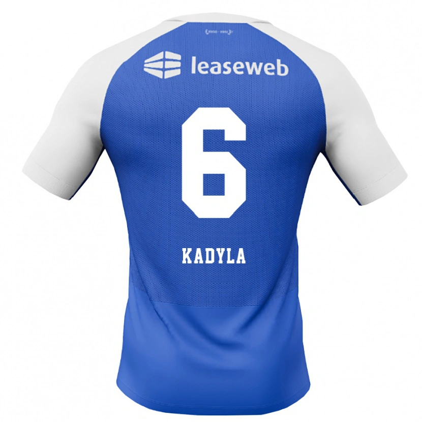 Danxen Dzieci Milo Kadyla #6 Niebieski Królewski Czerwony Biały Wyjazdowa Koszulka 2026/27 Koszulki Klubowe