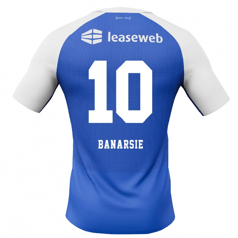 Danxen Dzieci Amy Banarsie #10 Niebieski Królewski Czerwony Biały Wyjazdowa Koszulka 2026/27 Koszulki Klubowe