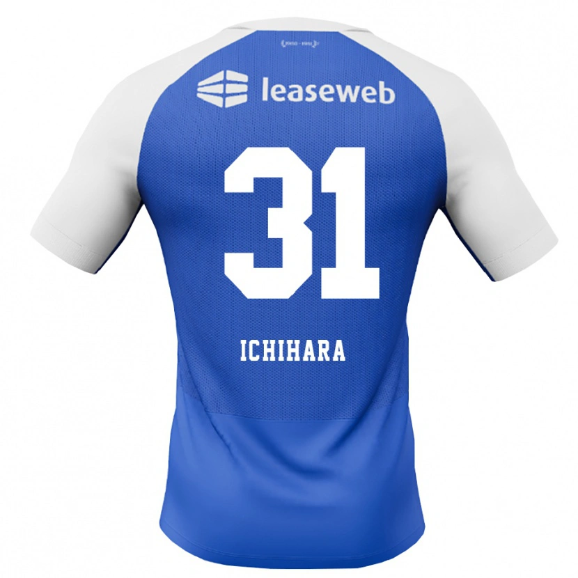 Danxen Dzieci Rion Ichihara #31 Niebieski Królewski Czerwony Biały Wyjazdowa Koszulka 2026/27 Koszulki Klubowe