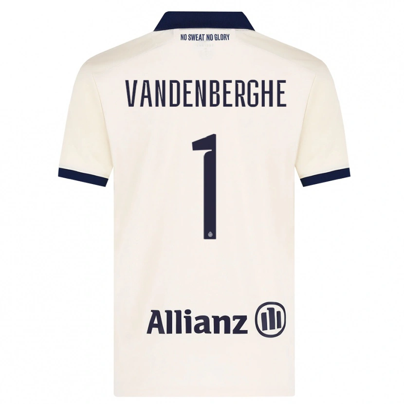 Danxen Dzieci Xander Vandenberghe #1 Beżowy Czarny Wyjazdowa Koszulka 2026/27 Koszulki Klubowe