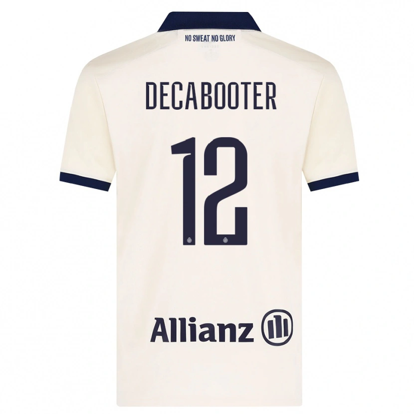 Danxen Dzieci Marith Decabooter #12 Beżowy Czarny Wyjazdowa Koszulka 2026/27 Koszulki Klubowe