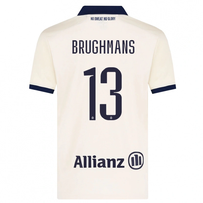 Danxen Dzieci Beau Brughmans #13 Beżowy Czarny Wyjazdowa Koszulka 2026/27 Koszulki Klubowe