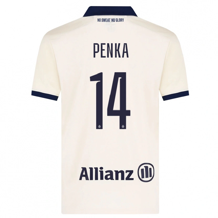 Danxen Dzieci Godfried Penka #14 Beżowy Czarny Wyjazdowa Koszulka 2026/27 Koszulki Klubowe