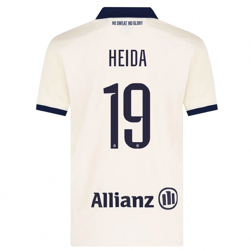 Danxen Dzieci Jade Heida #19 Beżowy Czarny Wyjazdowa Koszulka 2026/27 Koszulki Klubowe