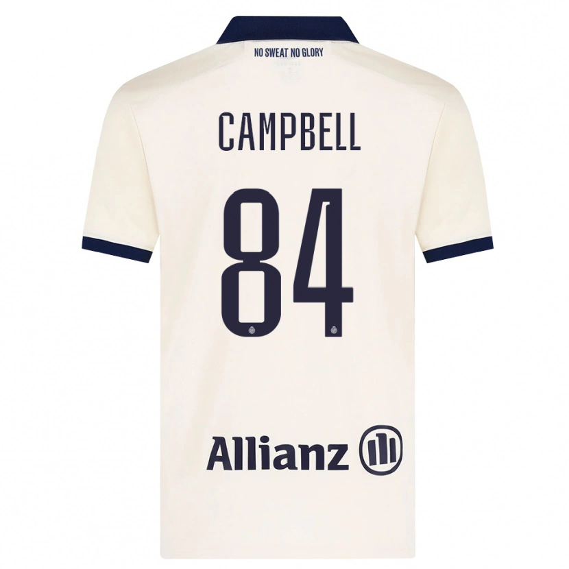 Danxen Dzieci Shandre Campbell #84 Beżowy Czarny Wyjazdowa Koszulka 2026/27 Koszulki Klubowe