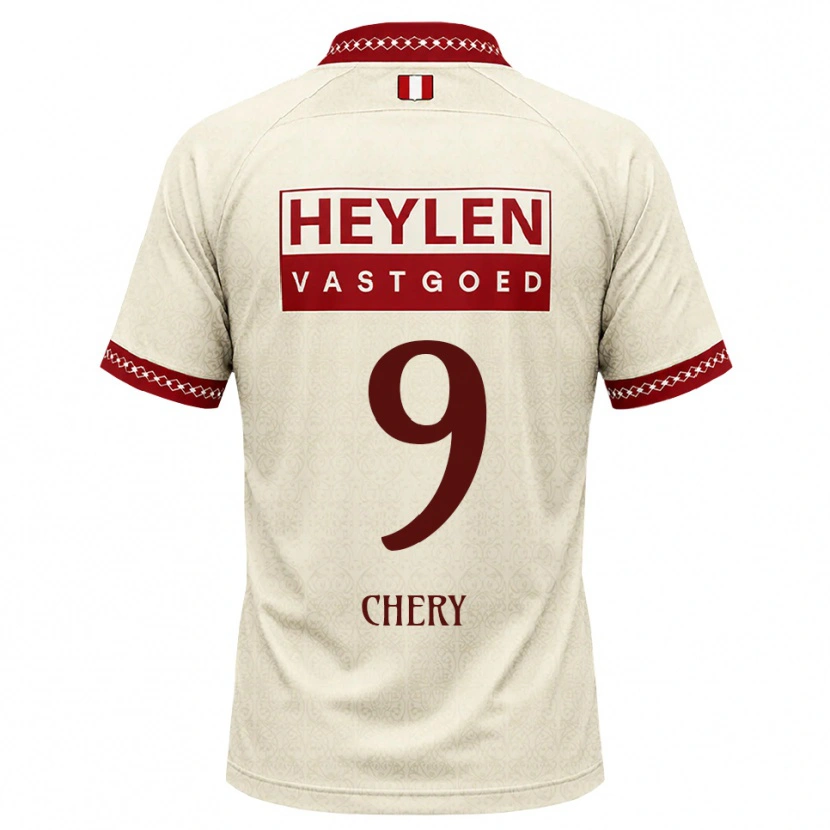 Danxen Dzieci Tjaronn Chery #9 Beżowy Czerwony Wyjazdowa Koszulka 2026/27 Koszulki Klubowe