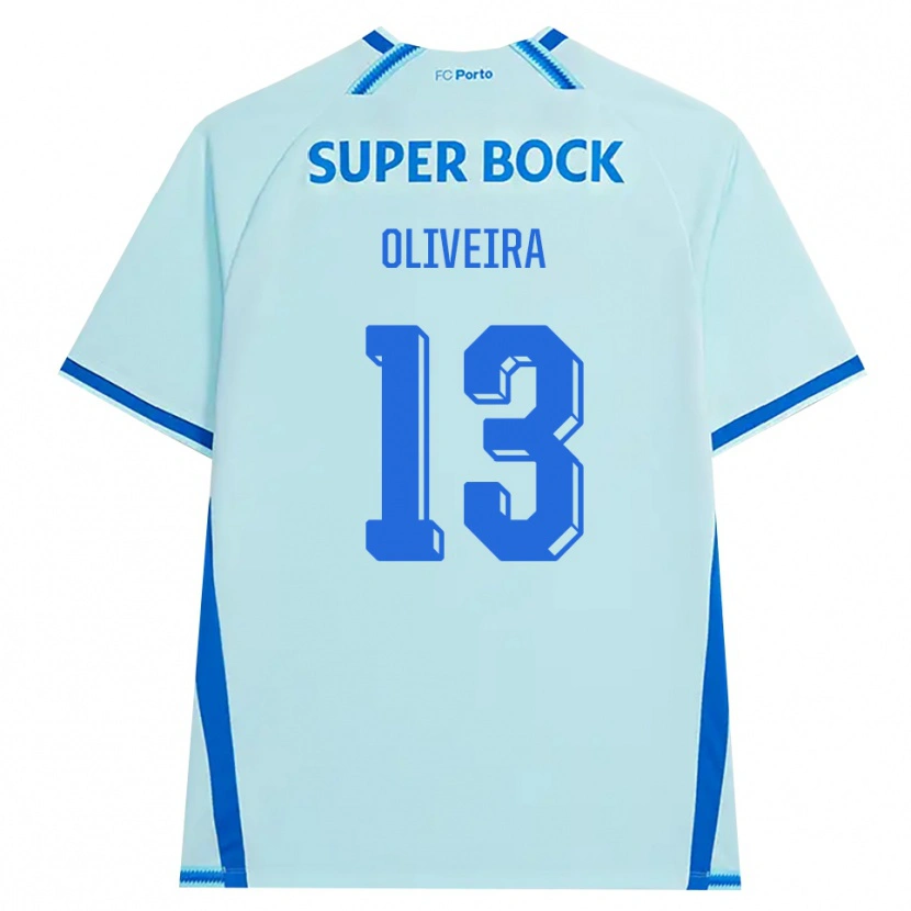 Danxen Dzieci Tomás Oliveira #13 Jasny Cyjan Niebieski Trzeci Komplet Koszulka 2026/27 Koszulki Klubowe