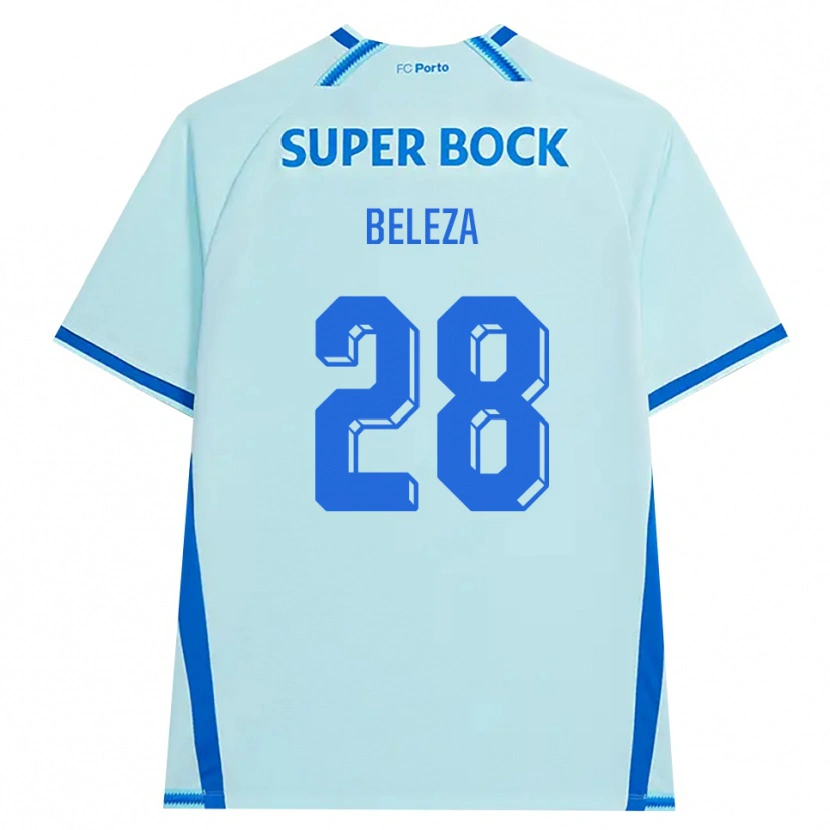 Danxen Dzieci Tatiana Beleza #28 Jasny Cyjan Niebieski Trzeci Komplet Koszulka 2026/27 Koszulki Klubowe