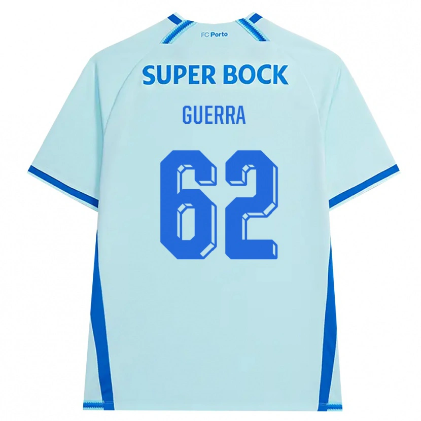 Danxen Dzieci Gustavo Guerra #62 Jasny Cyjan Niebieski Trzeci Komplet Koszulka 2026/27 Koszulki Klubowe