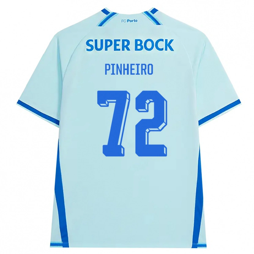 Danxen Dzieci Rodrigo Pinheiro #72 Jasny Cyjan Niebieski Trzeci Komplet Koszulka 2026/27 Koszulki Klubowe