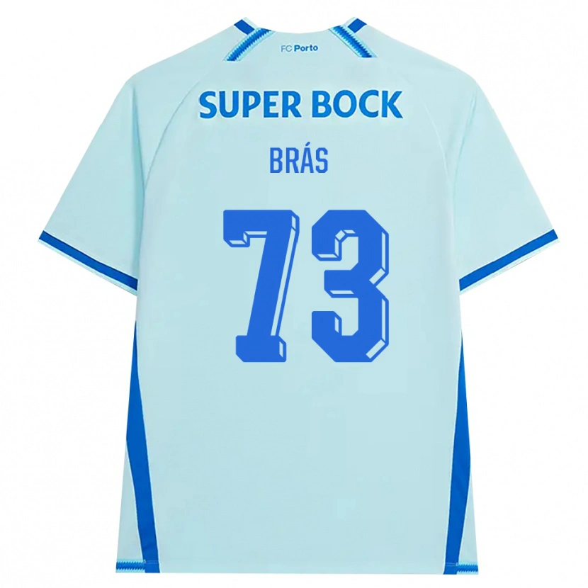 Danxen Dzieci Gabriel Brás #73 Jasny Cyjan Niebieski Trzeci Komplet Koszulka 2026/27 Koszulki Klubowe