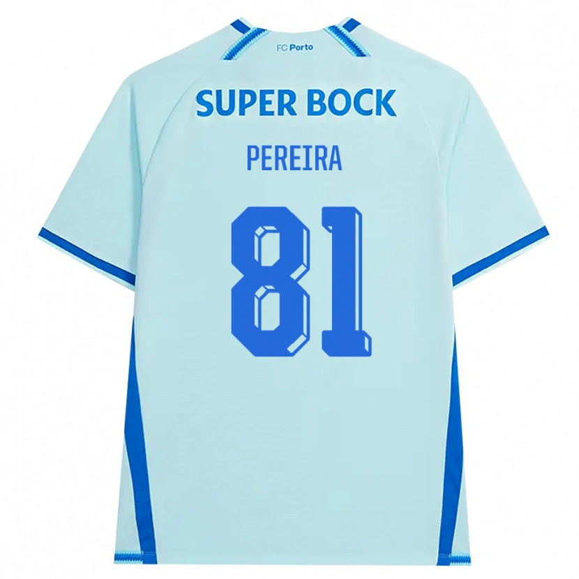 Danxen Dzieci Martim Pereira #81 Jasny Cyjan Niebieski Trzeci Komplet Koszulka 2026/27 Koszulki Klubowe