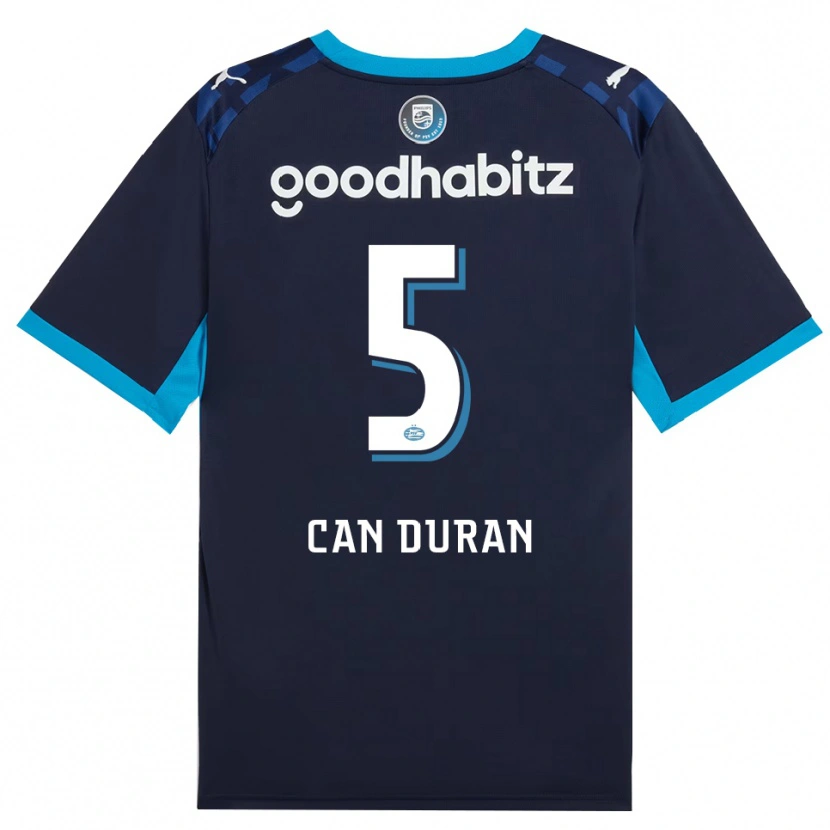 Danxen Dzieci Emre Can Duran #5 Niebieski Królewski Niebieski Trzeci Komplet Koszulka 2026/27 Koszulki Klubowe