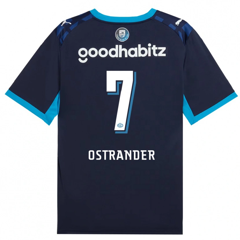 Danxen Dzieci William Ostrander #7 Niebieski Królewski Niebieski Trzeci Komplet Koszulka 2026/27 Koszulki Klubowe