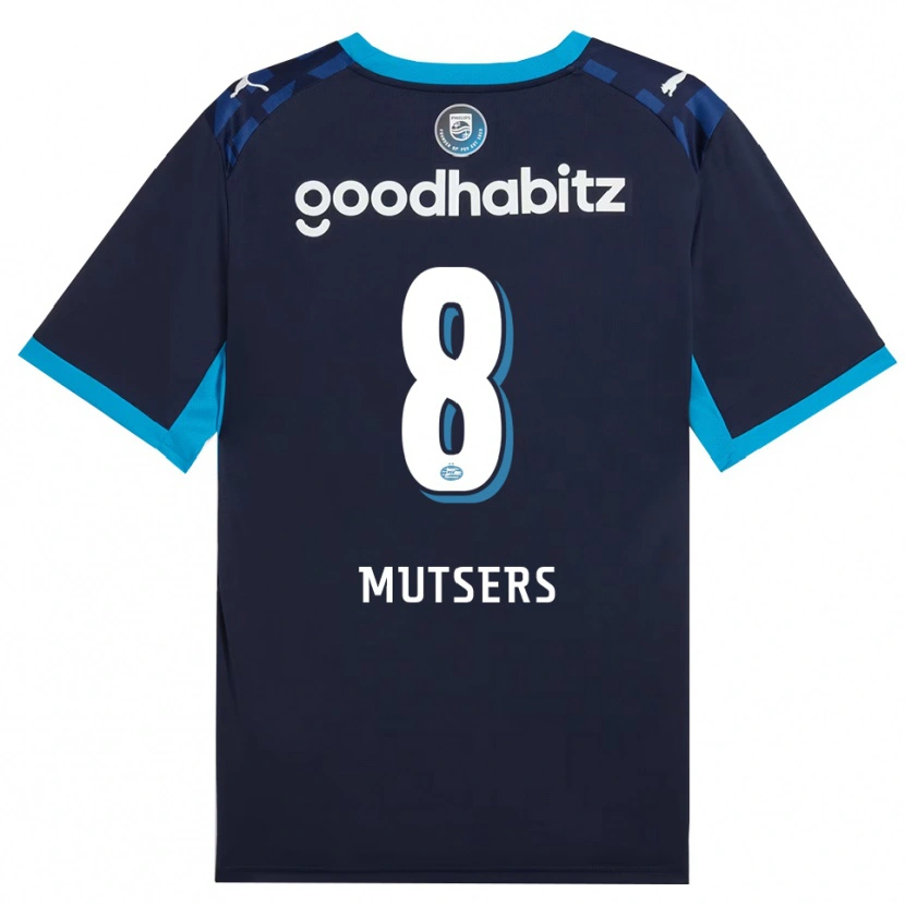 Danxen Dzieci Milan Mutsers #8 Niebieski Królewski Niebieski Trzeci Komplet Koszulka 2026/27 Koszulki Klubowe