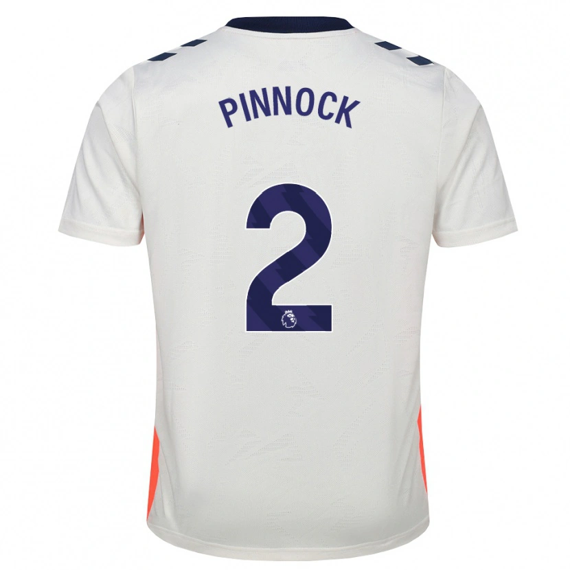 Danxen Dzieci Ethan Pinnock #2 Biały Pomarańczowy Niebieski Królewski Wyjazdowa Koszulka 2026/27 Koszulki Klubowe