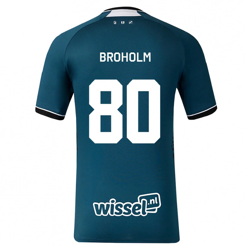 Danxen Dzieci Marius Broholm #80 Darkslategray Biały Wyjazdowa Koszulka 2026/27 Koszulki Klubowe