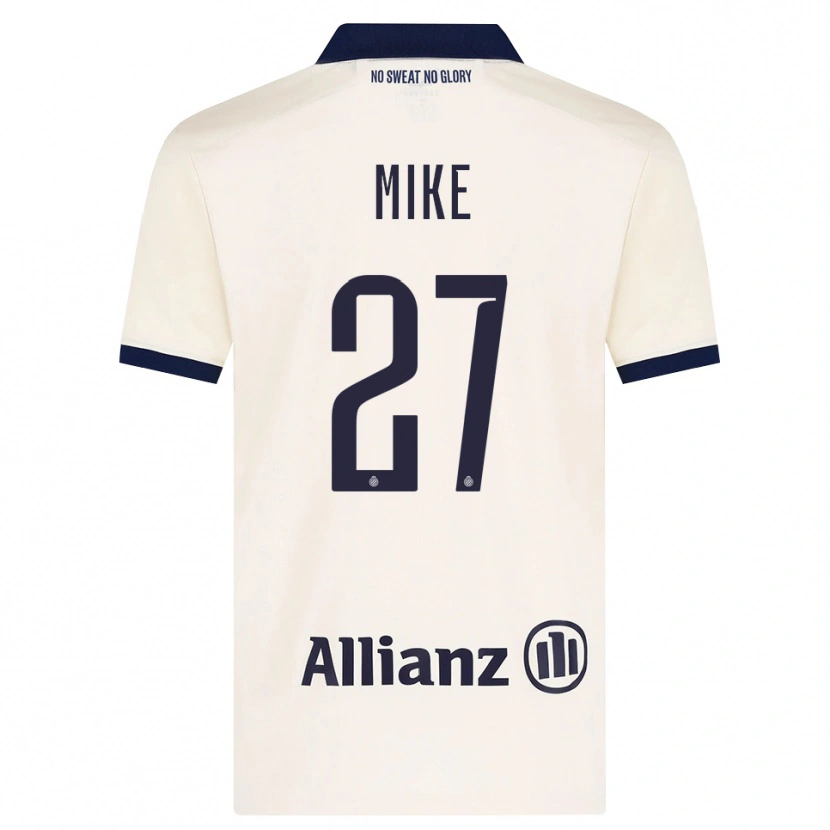 Danxen Dzieci Wisdom Mike #27 Beżowy Czarny Wyjazdowa Koszulka 2026/27 Koszulki Klubowe