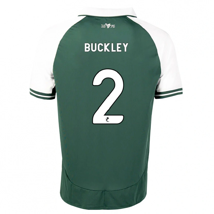 Danxen Męski Adam Buckley #2 Zielony Morze Biały Domowa Koszulka 2026/27 Koszulki Klubowe