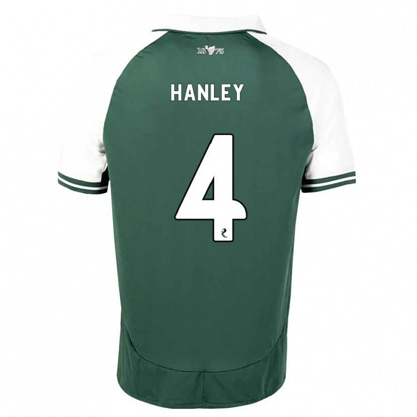 Danxen Męski Grant Hanley #4 Zielony Morze Biały Domowa Koszulka 2026/27 Koszulki Klubowe