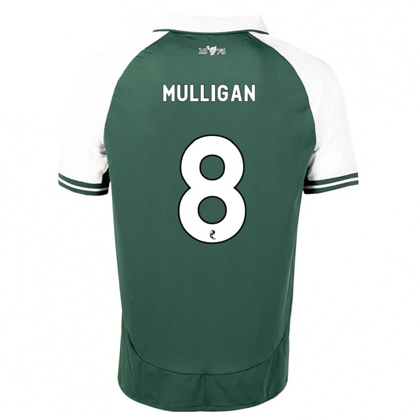 Danxen Męski Josh Mulligan #8 Zielony Morze Biały Domowa Koszulka 2026/27 Koszulki Klubowe