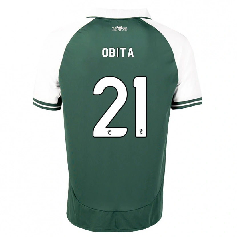 Danxen Męski Jordan Obita #21 Zielony Morze Biały Domowa Koszulka 2026/27 Koszulki Klubowe