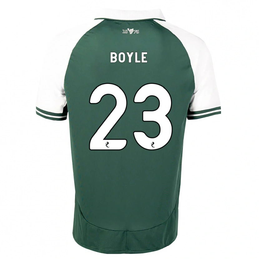 Danxen Męski Rachael Boyle #23 Zielony Morze Biały Domowa Koszulka 2026/27 Koszulki Klubowe