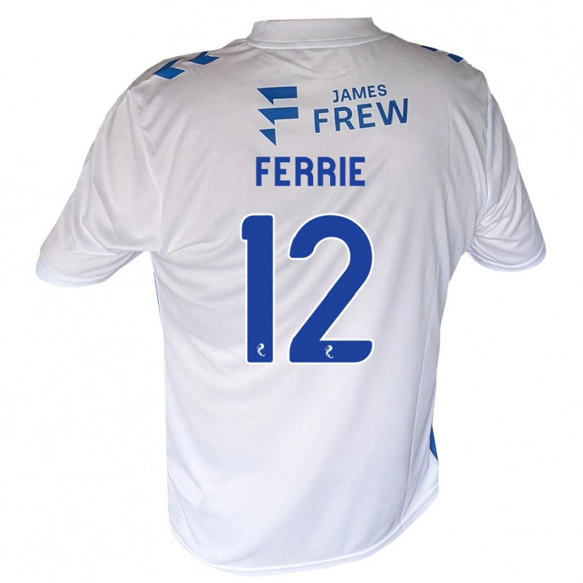 Danxen Męski Calum Ferrie #12 Królewski Niebieski Biały Domowa Koszulka 2026/27 Koszulki Klubowe