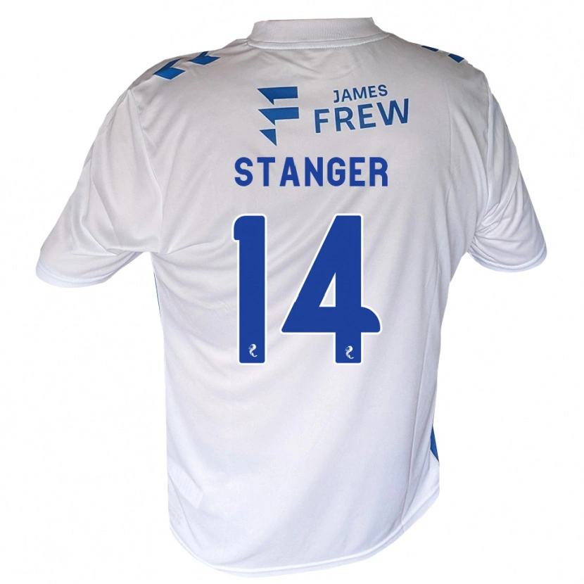 Danxen Męski George Stanger #14 Królewski Niebieski Biały Domowa Koszulka 2026/27 Koszulki Klubowe
