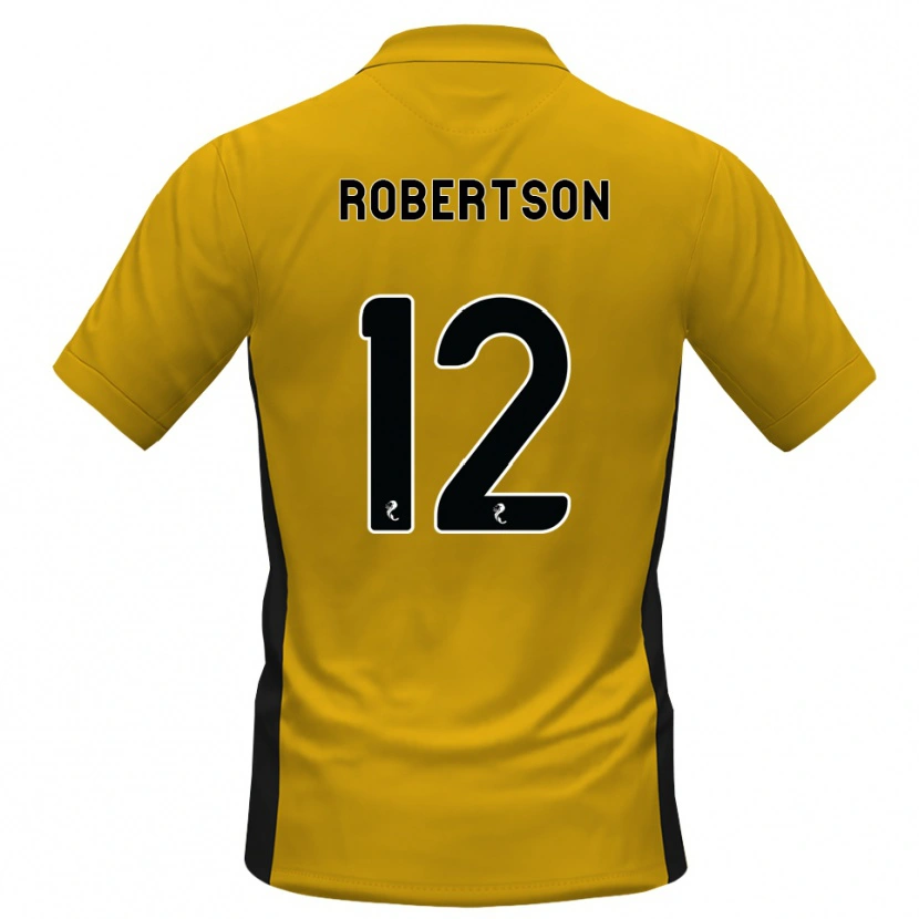 Danxen Męski Mitchell Robertson #12 Pomarańczowy Czarny Domowa Koszulka 2026/27 Koszulki Klubowe