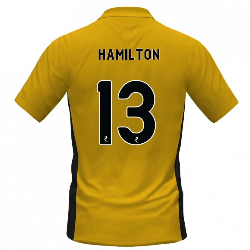 Danxen Męski Jack Hamilton #13 Pomarańczowy Czarny Domowa Koszulka 2026/27 Koszulki Klubowe