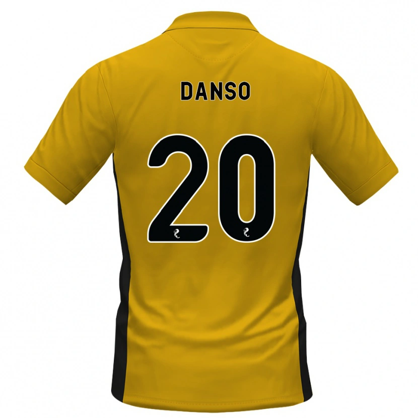 Danxen Męski Emmanuel Danso #20 Pomarańczowy Czarny Domowa Koszulka 2026/27 Koszulki Klubowe