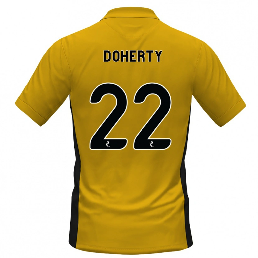 Danxen Męski Jordan Doherty #22 Pomarańczowy Czarny Domowa Koszulka 2026/27 Koszulki Klubowe